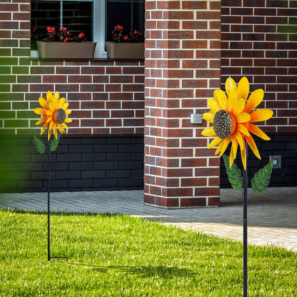 Viveta Sunflower Spinner quick 2-3 minute setup and stake assembly