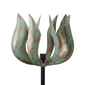 Viveta Wind Spinner 360-degree swivel adds dynamic motion to your garden ambiance.