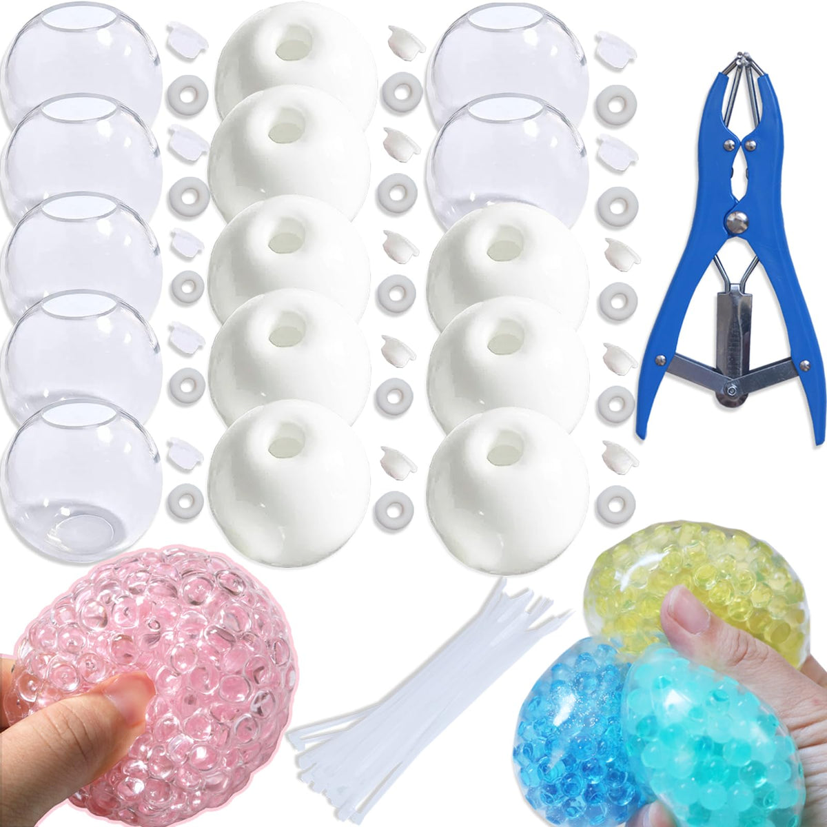Vivimagis blank skins for customization in the stress ball kit for personalized stress balls