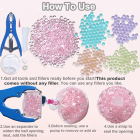 Vivimagis white skins provide a clean, bright base for DIY stress balls