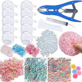 VIVIMAGIS DIY stress ball kit shells, transparent blanks for personalized fillings.