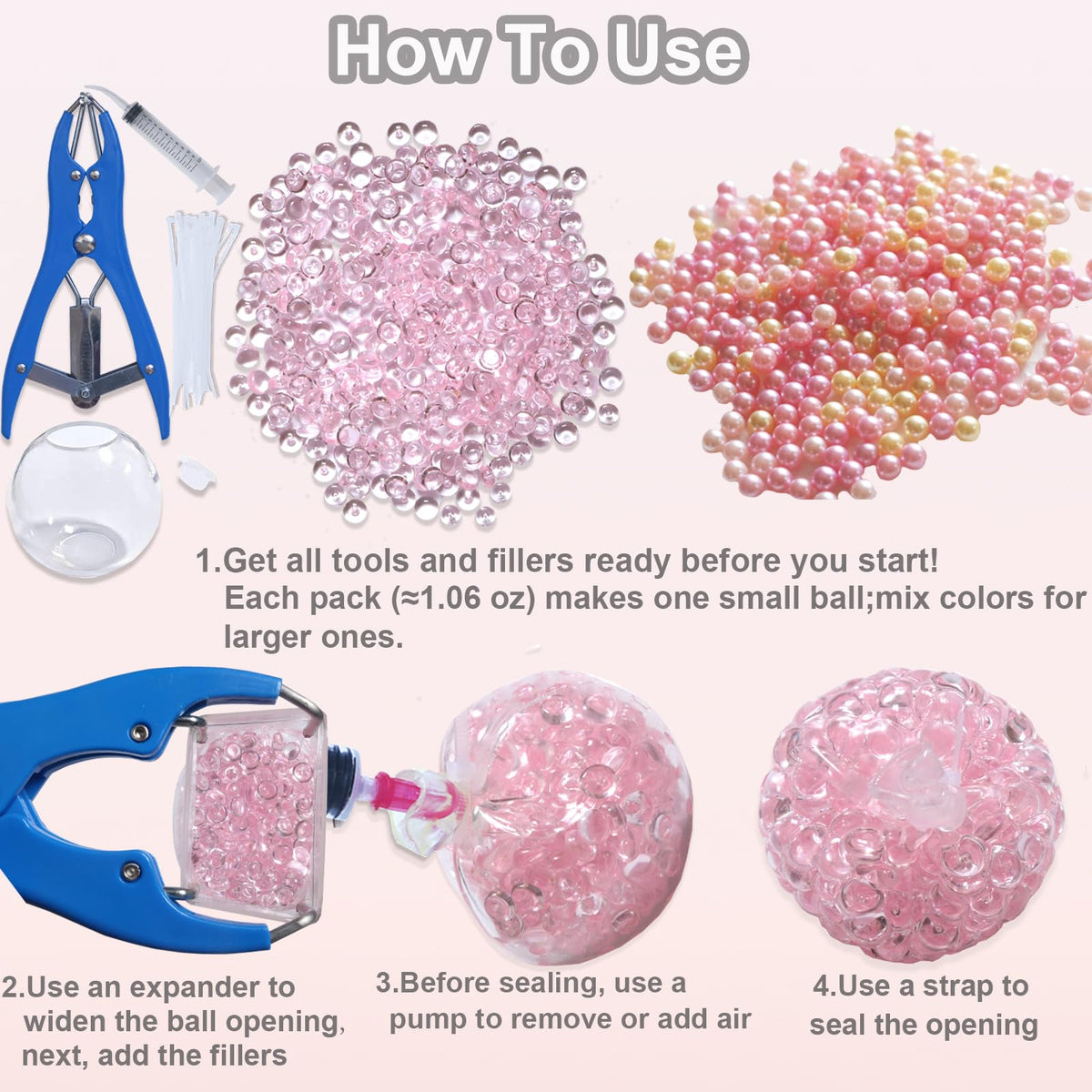 VIVIMAGIS expander tool supports easy filling and shaping.