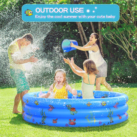 VIVI MAO portable pool suitable for indoor or outdoor play.