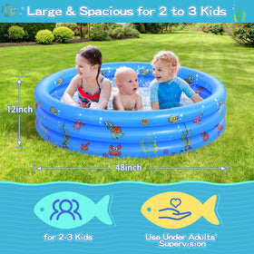 VIVI MAO soft inflatable floor provides gentle protection for kids.