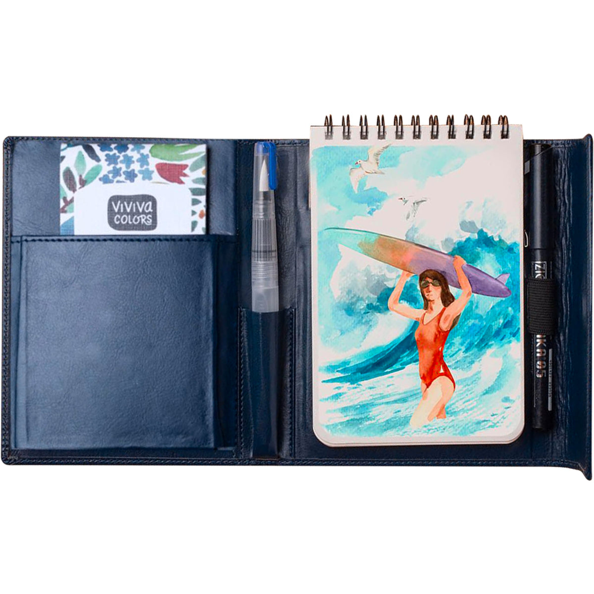 Viviva Colors A6 travel kit palette for vibrant on-the-go swatches.