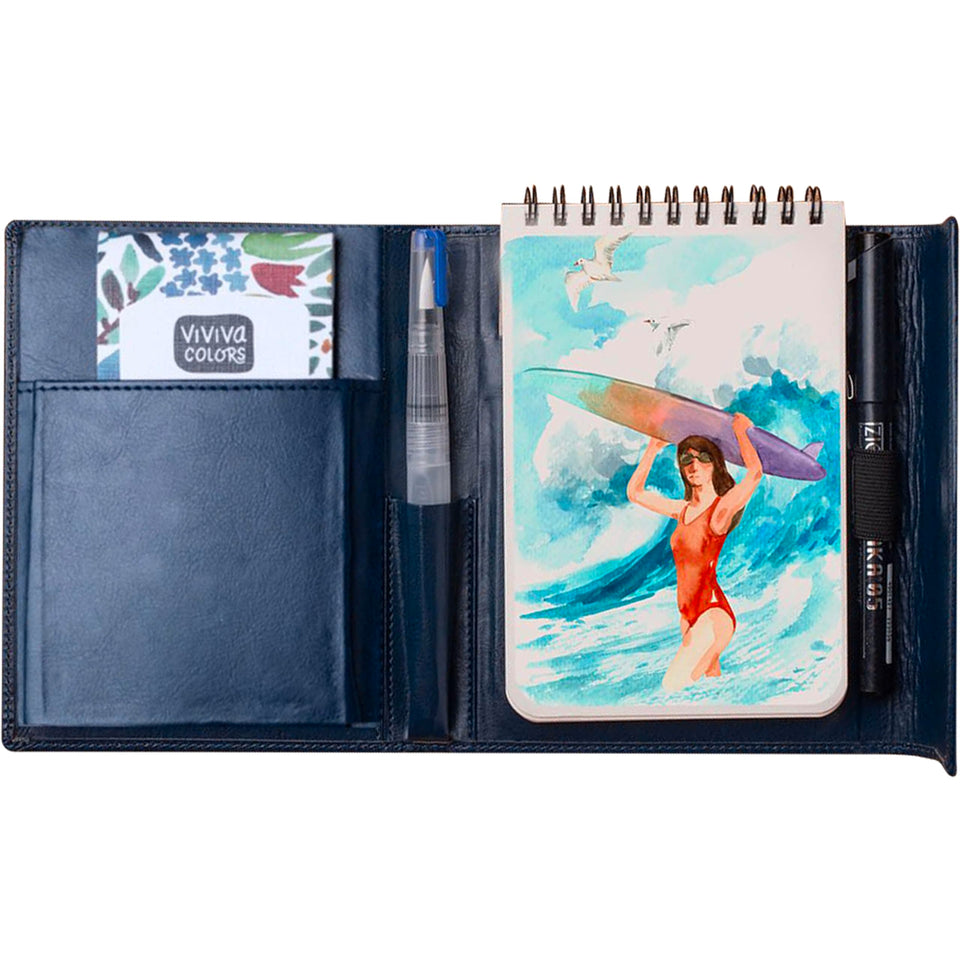 Viviva Colors A6 travel kit palette for vibrant on-the-go swatches.