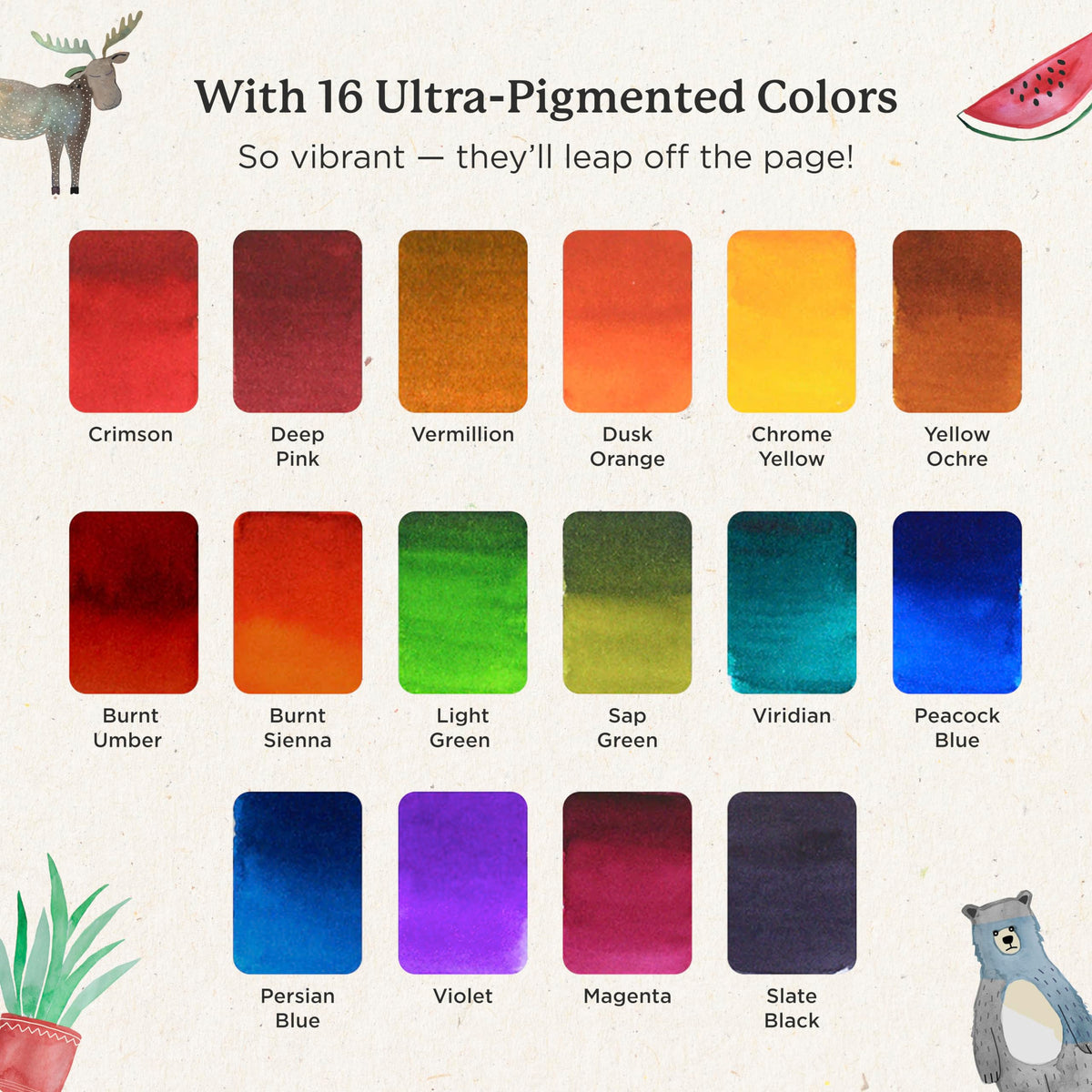 Compact art kit designed for adults and kids on the move.
