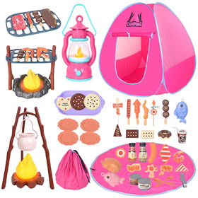 Viwulute camping set toy with pop-up tent for easy setup and instant fun.
