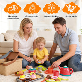 Viwulute dessert items invite tasty role-play and creative storytelling at tea parties