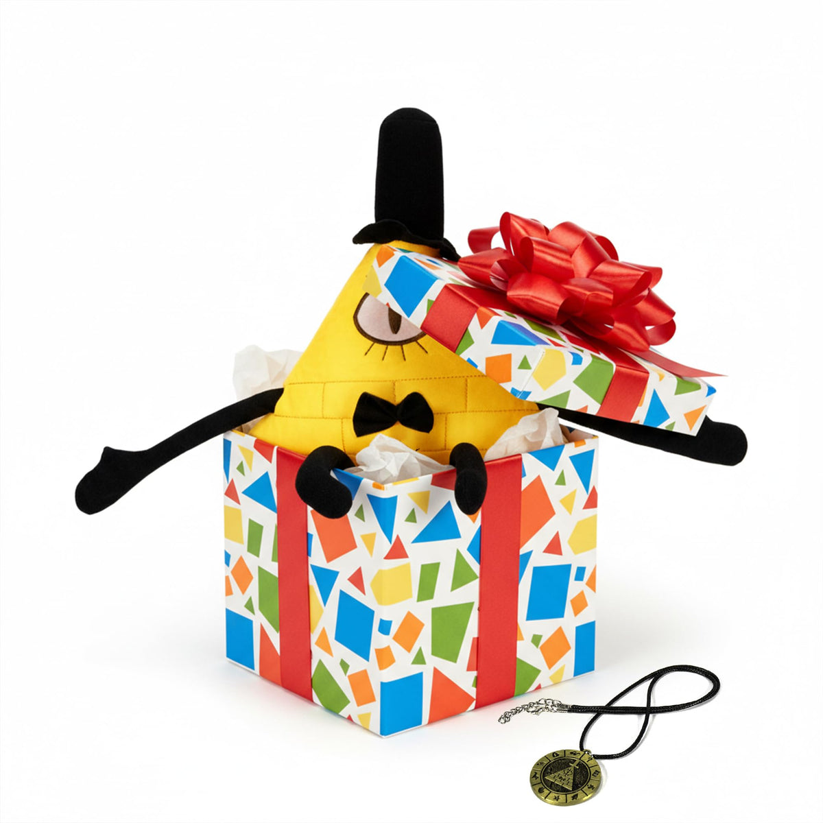 VIYRDOK Bill Cipher Pendant pattern detail adds show-inspired flair.