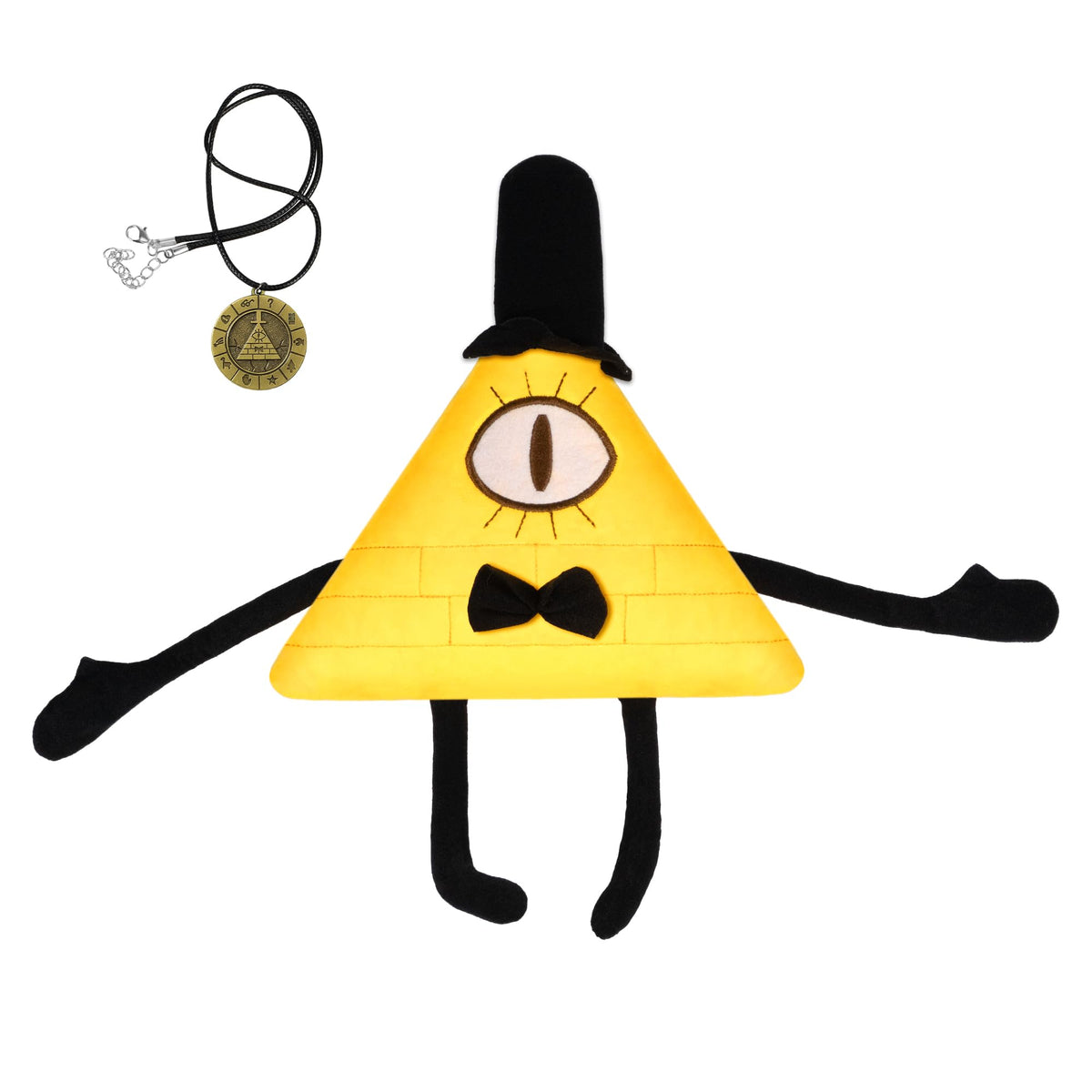 VIYRDOK Bill Cipher Plush eye detail for authentic display and collectability.