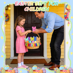Vizethru decorative Easter bunny plush ideal for festive displays.