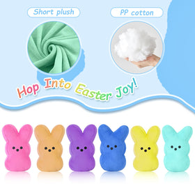 Vizethru Easter bunny plush as a decorative display prop.