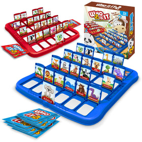 VizikN Classic Animal Guessing Board Game box front showcases kid-friendly design for family fun.