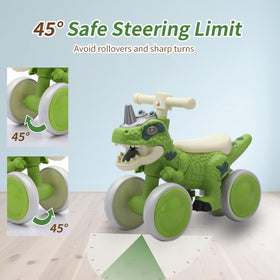 VIZZTY dinosaur soft seat offers comfortable seating for toddlers.