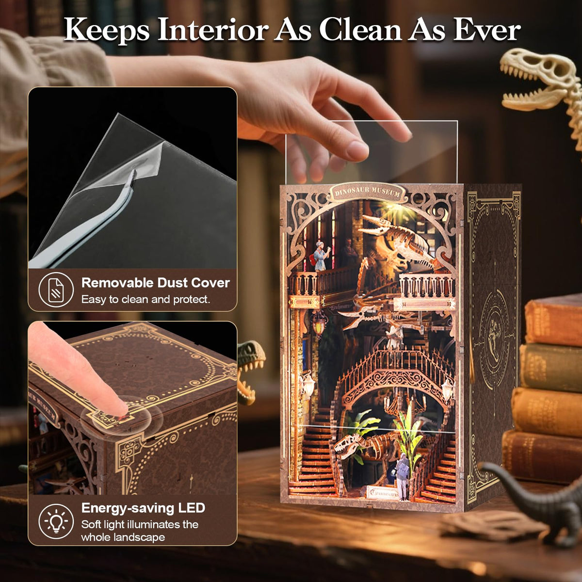 VkotaVkoty book nook with dust cover makes a thoughtful gift