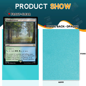 VKshop matte sleeves use non-PVC, acid-free polypropylene for durable, non-glare protection.