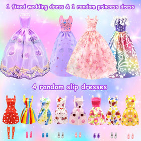 VLUSSO fashion dresses, stylish outfits for quick doll makeovers