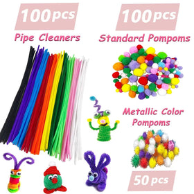 VLUSSO pipe cleaners in bright colors invite imaginative, tactile crafting sessions