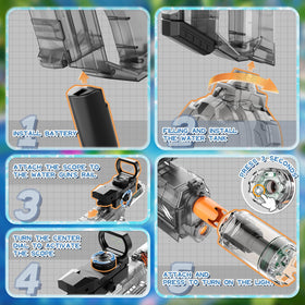 Vmiya rechargeable battery offers about 30 minutes of playtime