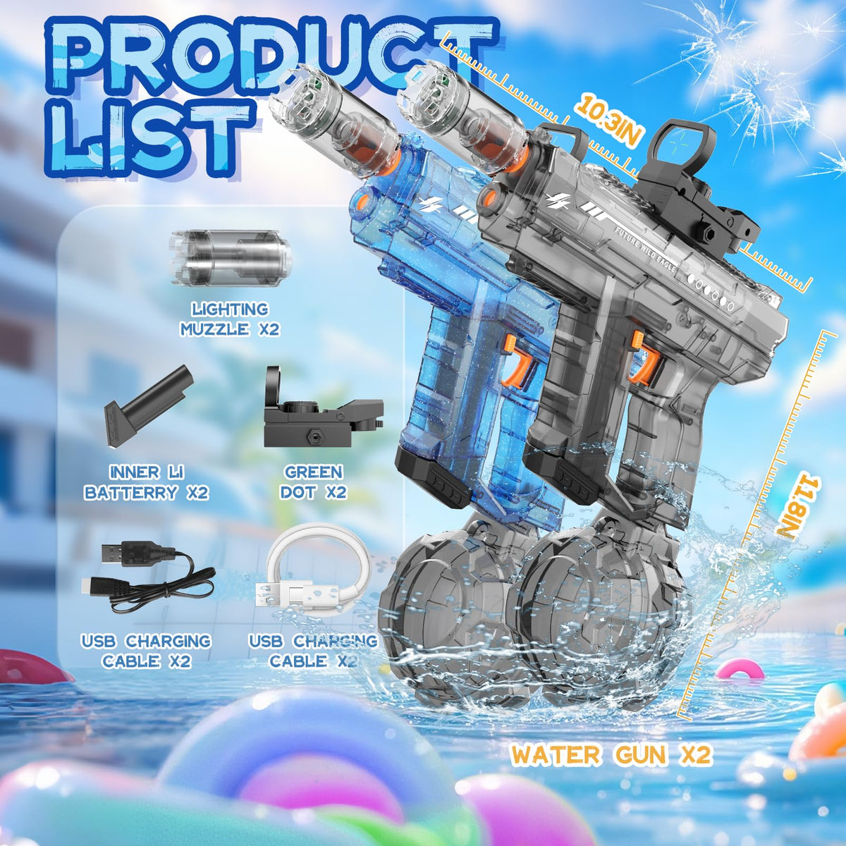 Vmiya summer gift idea for beach, pool, and backyard parties
