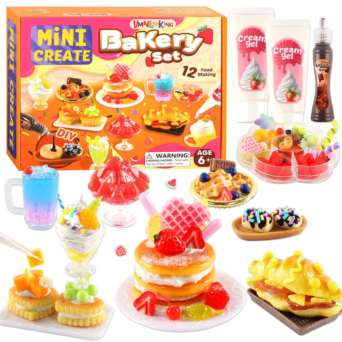VMNlooking miniature croissant for imaginative play and display