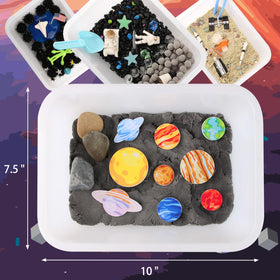 VMNlooking Space Bin tools set with scoops facilitates sorting and pretend play