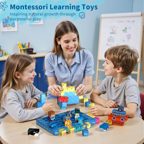VNLINA magnetic blocks inspire castle creation, boosting creativity and problem-solving