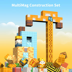 VNLINA Magnetic Blocks showcase roads and buildings for hands-on STEM exploration.