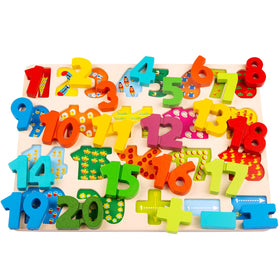 Voamuw puzzle pieces with rounded corners offer safe, tactile play for busy little hands.