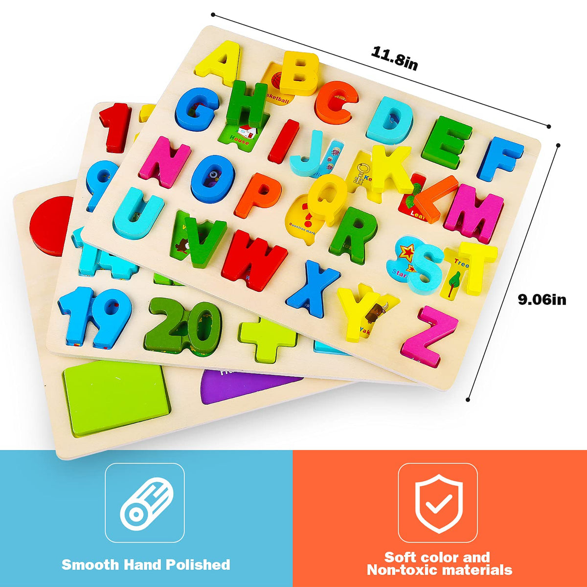 Voamuw gift-ready puzzle set for ages 3 to 5 supports early education without screens.