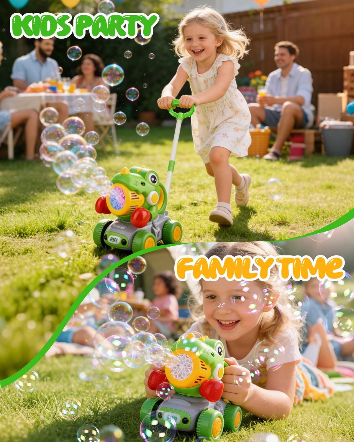 Non-toxic, durable materials suitable for home, beach, or park use with Vodolo mower.