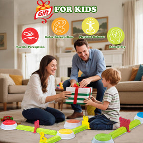 VROGTIK spinner and activity cards encourage creative, turn-based play