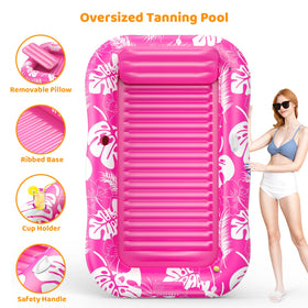 Voice-tank removable pillow and ribbed base enhance neck support.