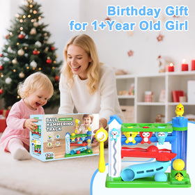 VOILBTOY ball-drop toy requires 3 AAA batteries and invites long-lasting, screen-free play.