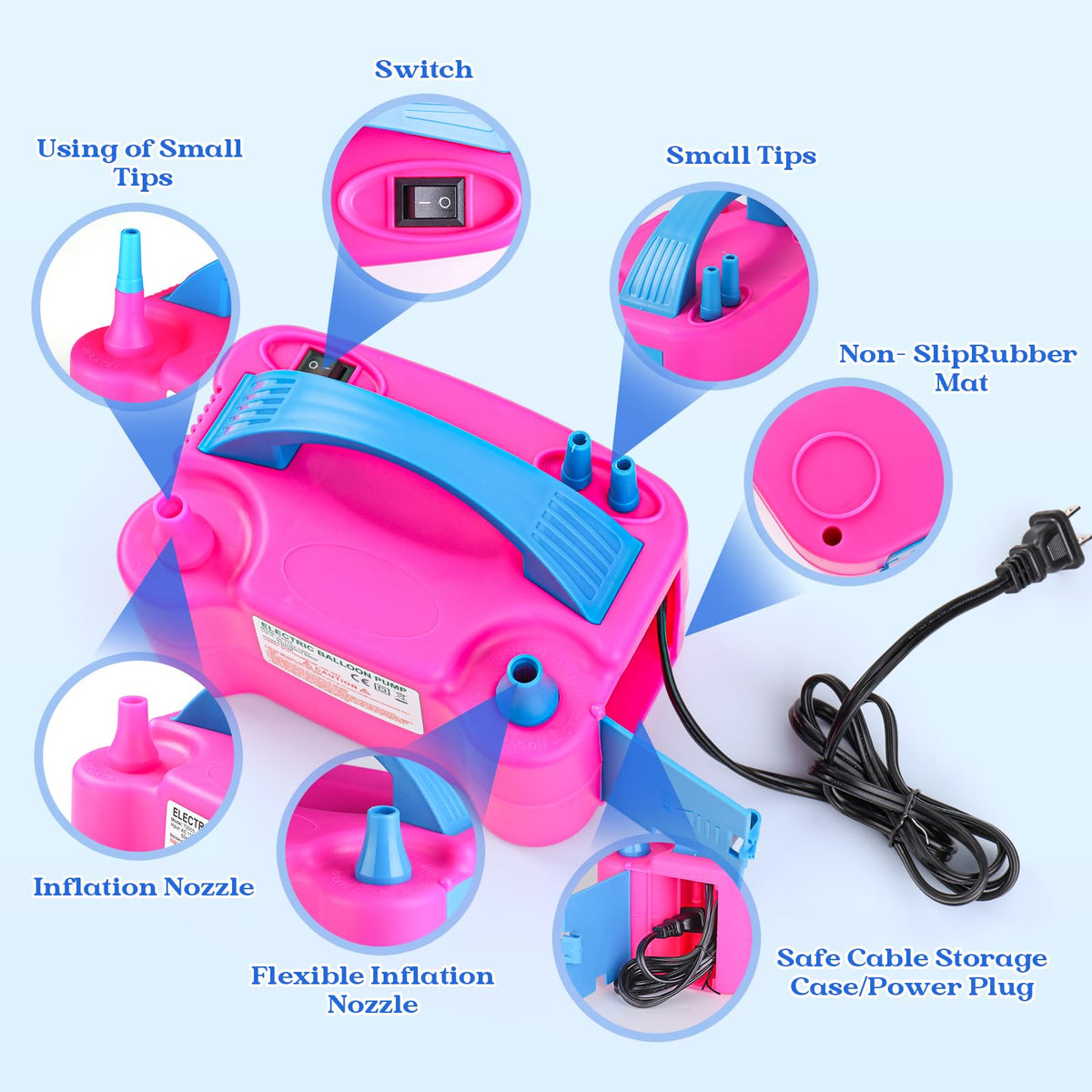 Voircoloria foldable fiber pole offers reusable structure for many parties