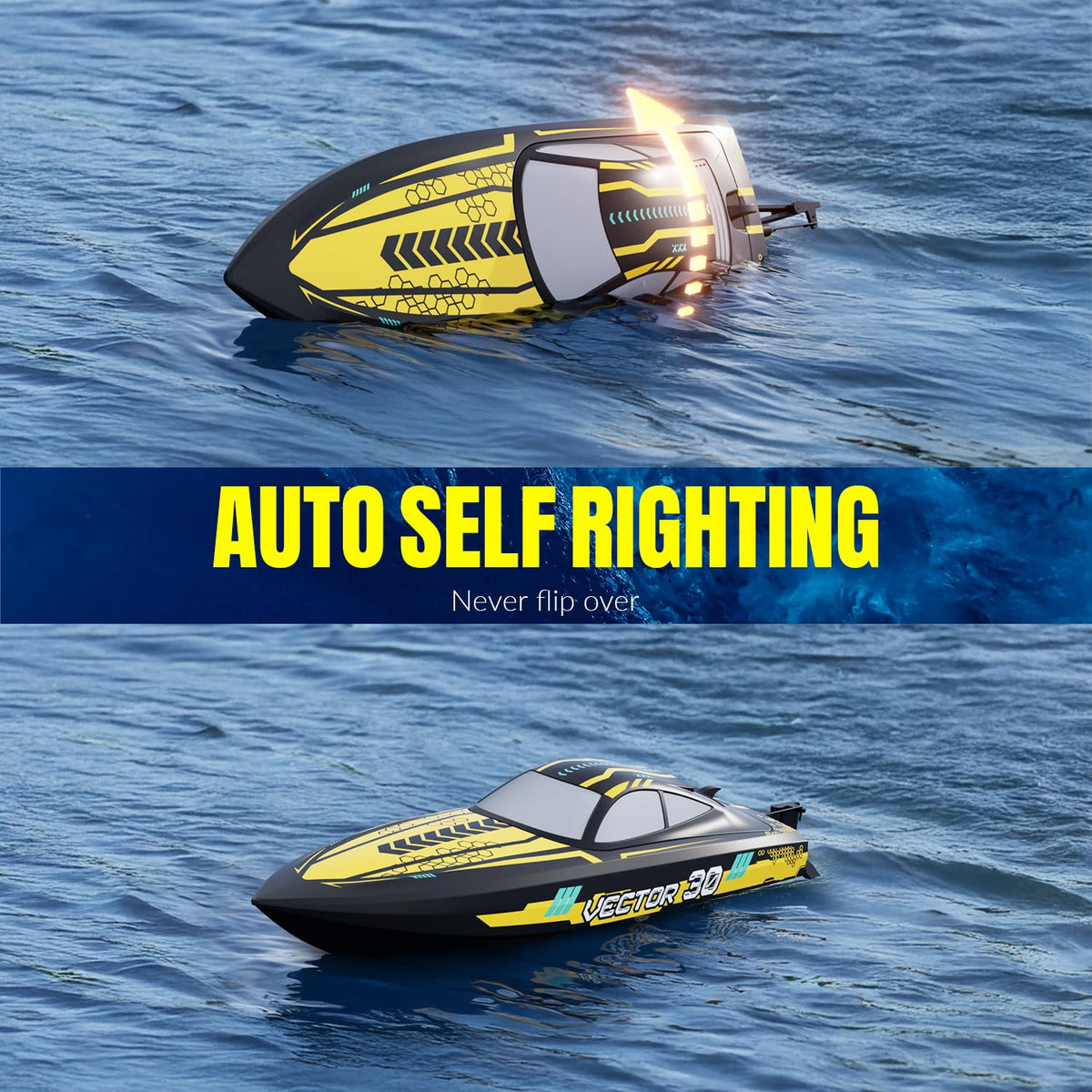 VOLANTEXRC anti-flip hull improving stability during turns