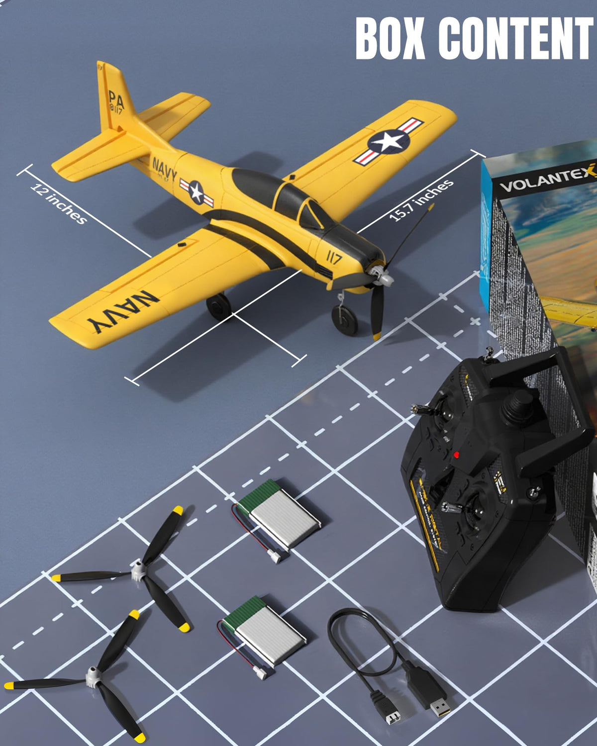 VolantexRC outdoor flying session captures extended practice time.