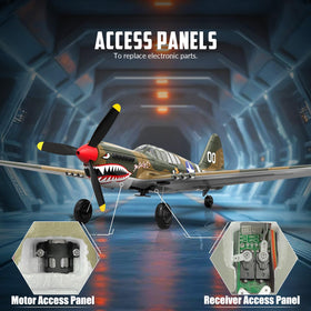 VolantexRC P40 battery efficiency supports longer flight sessions.