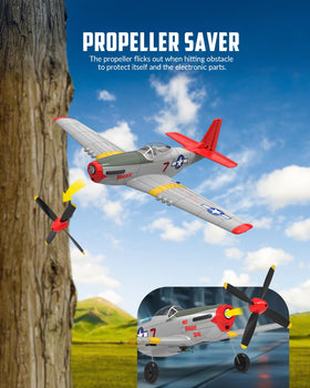 VOLANTEXRC P51D Mustang RC Plane assembled-design for fast start