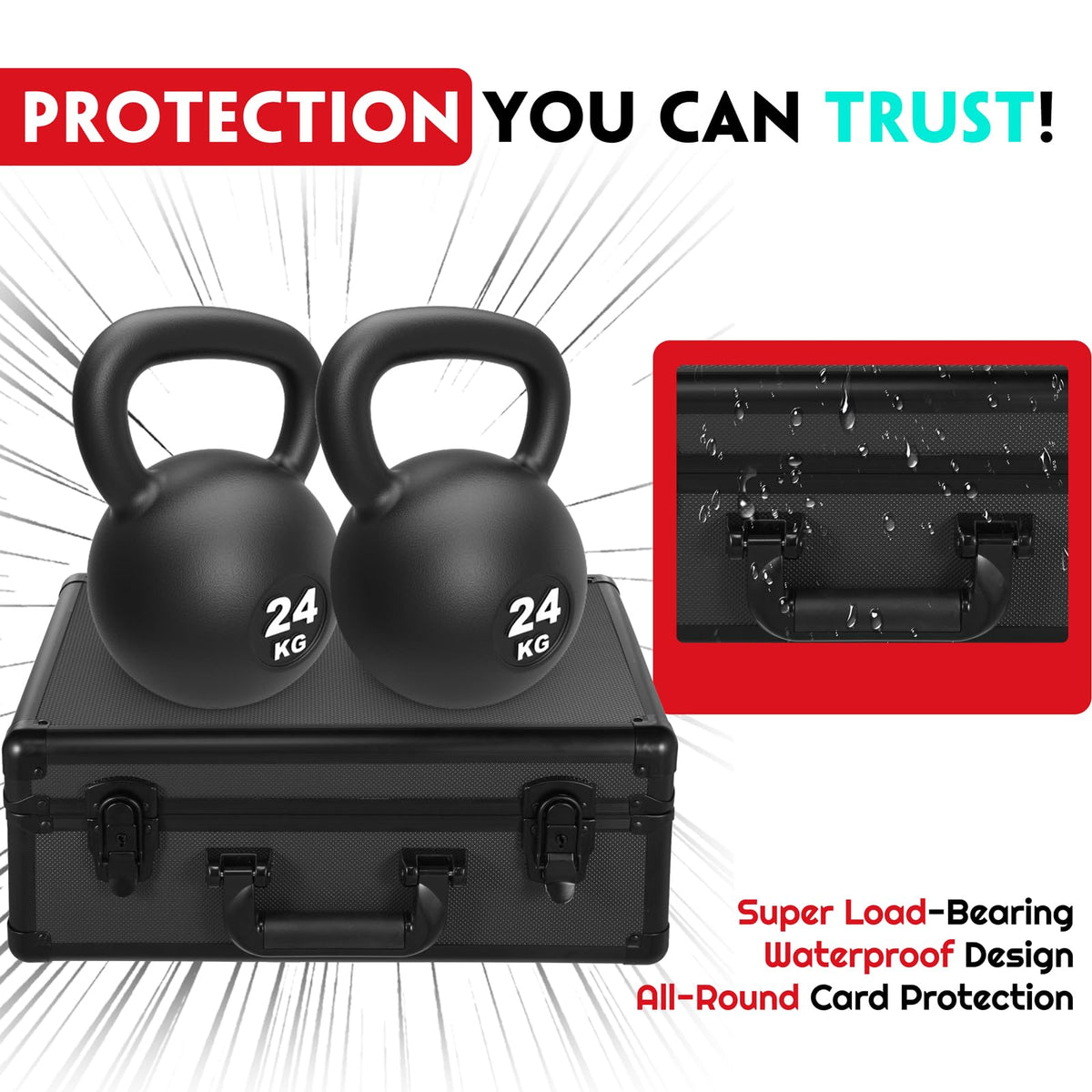 Vollicaifit shoulder strap and dividers enable easy, flexible transport.