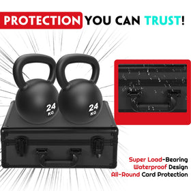 Vollicaifit shoulder strap and dividers enable easy, flexible transport.