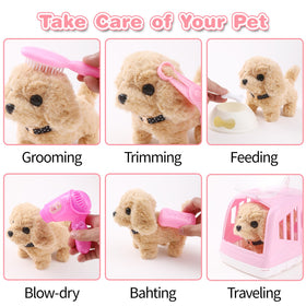 Volmop grooming accessories kit with comb and scissors for pretend spa moments