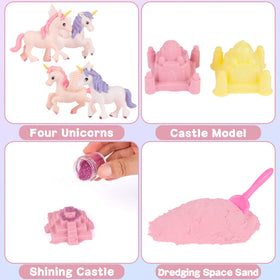 Volmop Unicorn Wand and decorations spark imaginative scenes.