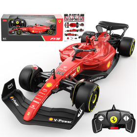 Voltz Toys Ferrari F1 75 body shows glossy finish and authentic scale detail for display or play.
