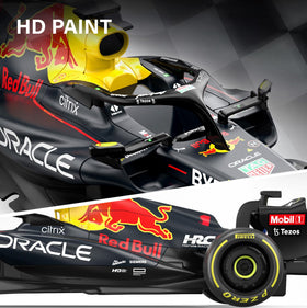 Voltz Toys RedBull RB18 RC car interior dashboard, authentic cockpit details for enthusiasts.