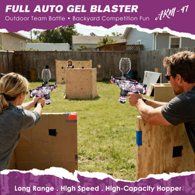 Voluart 1200-capacity hopper enables smooth reloading during longer battles.