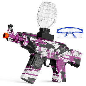 Voluart electric gel ball blaster with top hopper for rapid-fire outdoor action.