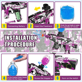 Voluart gel ball blaster designed for outdoor battle and backyard play.