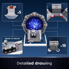 VONADO 722 pcs Building Blocks pack offers creative building sessions.